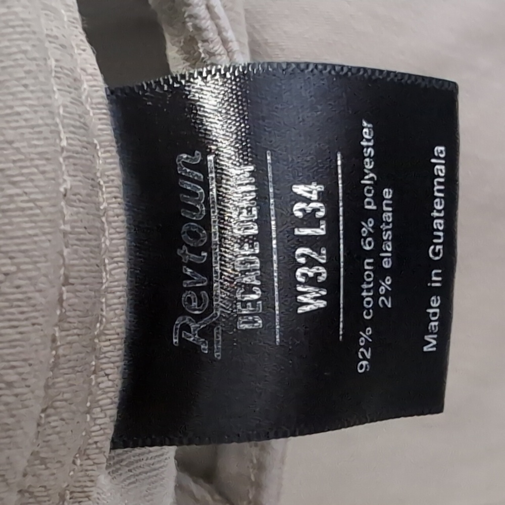 Revtown Sharp Decade Denim Pants 5 Pocket Stretch Denim Chino - Picture 5 of 10